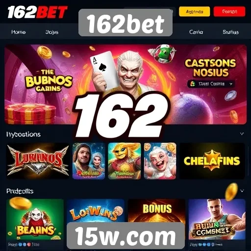 Análise da variedade de jogos disponíveis no 162bet